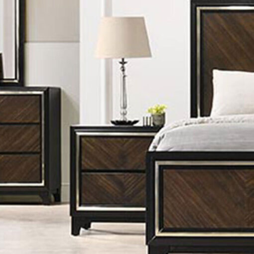 Nida Wooden Bedside Table