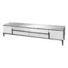 Noble Foiled Marble Top 2 Door 4 Drawer TV Unit, 200cm