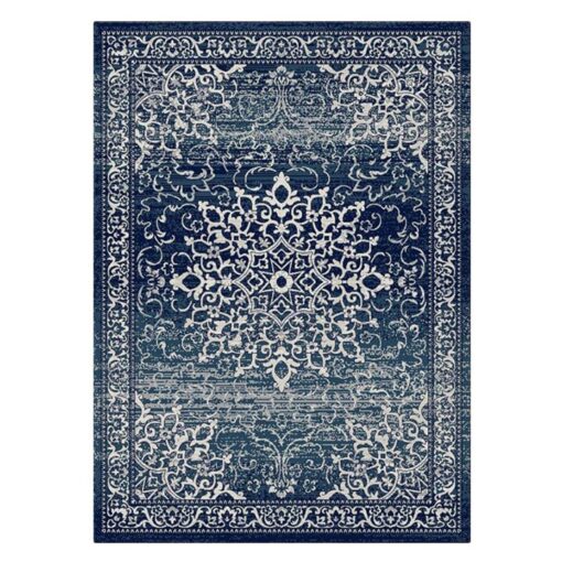 Nomad Aurera Oriental Rug, 200x290cm, Navy