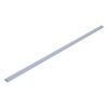 Nova-24 Aluminium Recessed Profile, 100cm, Silver