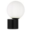 Novio Iron & Glass Table Lamp, Black