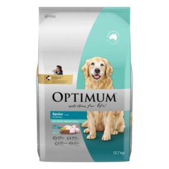 Optimum Senior 7+ Years All Breeds With Chicken, Vegetable & Rice Dry Dog Food 13.7 Kg