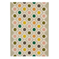 Orla Kiely Spot Flower Hand Tufted Designer Wool Rug, 350x250cm
