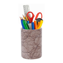Orvieto Marble Stationery Holder, Marinara