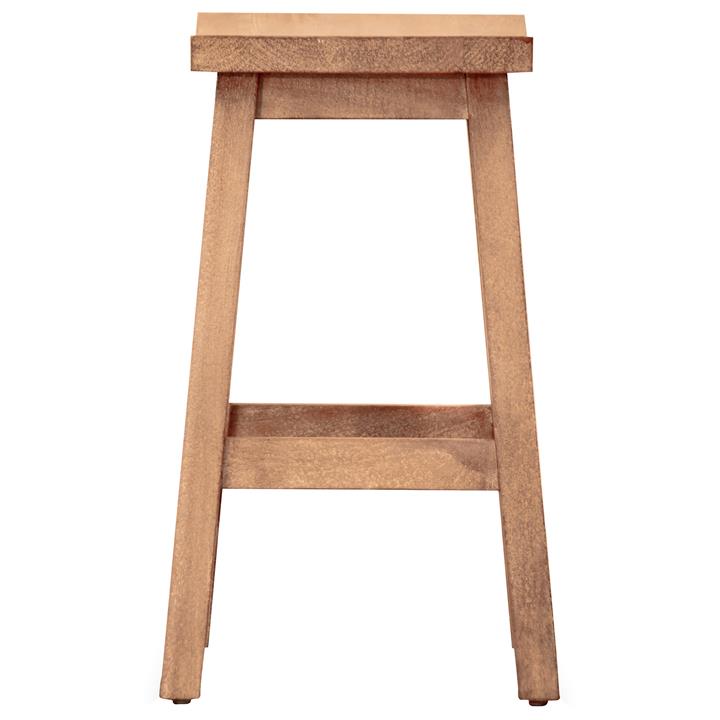 Osaka Mango Wood Kitchen Stool, Honey Wash Osaka Mango Wood Kitchen Stool, Honey Wash