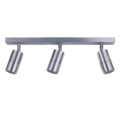 Outdoor Adjustable Bar Spot Light - 3 Heads - GU10 - Titanium