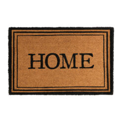 Oxford Coir Door Mat, Home, 85x55cm, Natural / Black