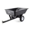 PLANTCRAFT 400LBS Poly Dump Cart Garden Tip Trailer Tray Tow Quad ATV Ride PLANTCRAFT 400LBS Poly Dump Cart Garden Tip Trailer Tray Tow Quad ATV Ride
