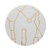 Paradise Amy Modern Round Rug, 240cm, Gold