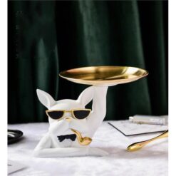 Paradox Mr. Bulldog Trinket Tray, Type C, White