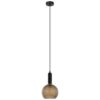 Pelota Glass Pendant Light, Amber