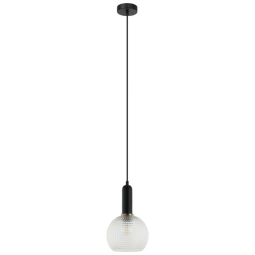 Pelota Glass Pendant Light, Clear