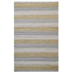 Peru No.1112 Handwoven Organic Jute Rug, 110x155cm