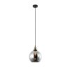 Pesini Interior Wine Glass Pendant Light - Smoked / Brass