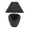 Picasso Ceramic Base Table Lamp, Black Picasso Ceramic Base Table Lamp, Black