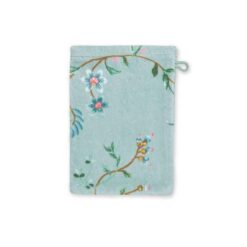 Pip Studio Les Fleurs Cotton Wash Mitt, Blue