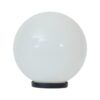 Polysphere IP44 Italian Made Exterior Sphere Post Top Light, 30cm, Opal