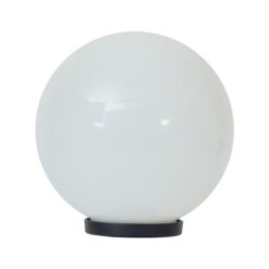 Polysphere IP44 Italian Made Exterior Sphere Post Top Light, 30cm, Opal