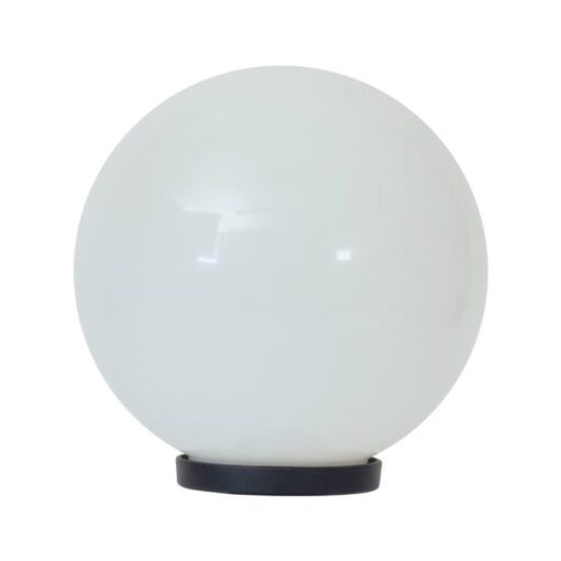 Polysphere IP44 Italian Made Exterior Sphere Post Top Light, 30cm, Opal