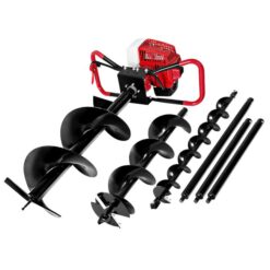 Post Hole Digger 92CC Petrol Motor Drill Extension Auger Bits Kits