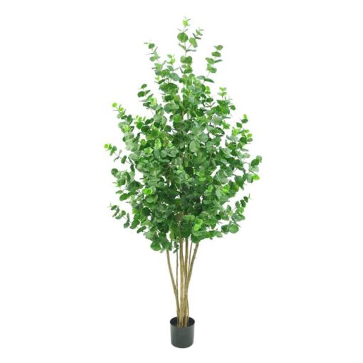Potted Artificial Eucalyptus Polyanthemos Tree, 150cm