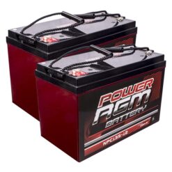 Power AGM 2 x 135Ah 12V Deep Cycle Battery, NPC12V135AH