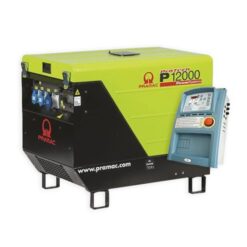 Pramac 11.9kVA Petrol Auto Start Silenced Generator + AMF, P12000 + PY000A0000S