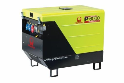 Pramac 13.9 kVA Three Phase Petrol Electric Start Silenced Generator, P12000 - 3 Phase