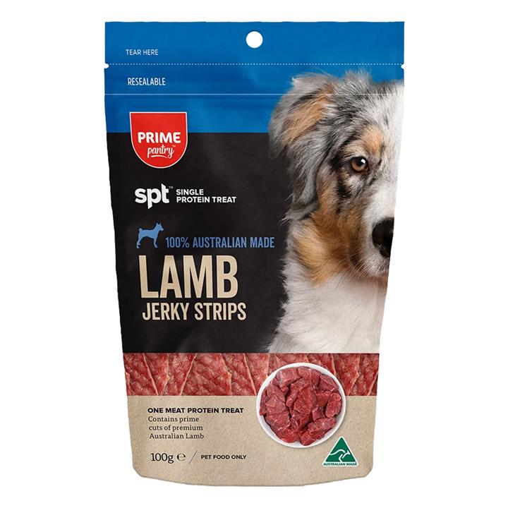 Prime Pantry Spt Single Protein Lamb Jerky Strips Treats For Dogs 100gm 1 Pack Prime Pantry Spt Single Protein Lamb Jerky Strips Treats For Dogs 100gm 1 Pack