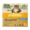 Profender Allwormer For Cats 2.5-5kg (Blue) 2 Pipettes