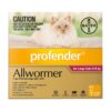 Profender Allwormer For Large Cats 5 To 8kgs (Red) 20 Pipettes