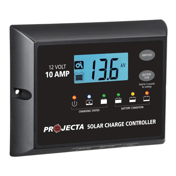 Projecta Automatic 12V 10A 4 Stage Solar Charge Controller Projecta Automatic 12V 10A 4 Stage Solar Charge Controller