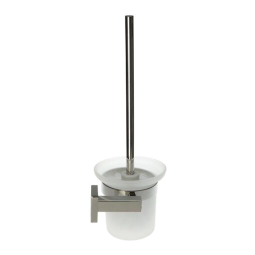 Quadro Stainless Steel Toilet Brush Holder - Wall Mounted