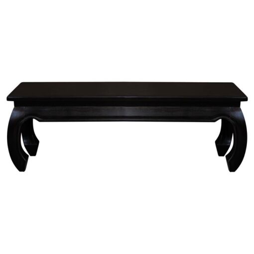 Quon Liam Mahogany Timber Bench, 128cm, Chocolate