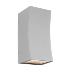 Ramada IP54 Exterior LED Wall Light, Silver