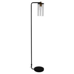 Raymont Metal & Glass Floor Lamp