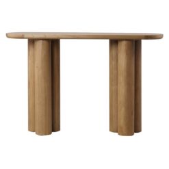 Riazzo Elm Console Timber, 152cm, Natural