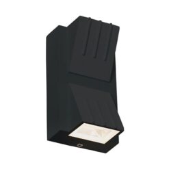 Rick IP54 Exterior Up / Down LED Wall Light, Black