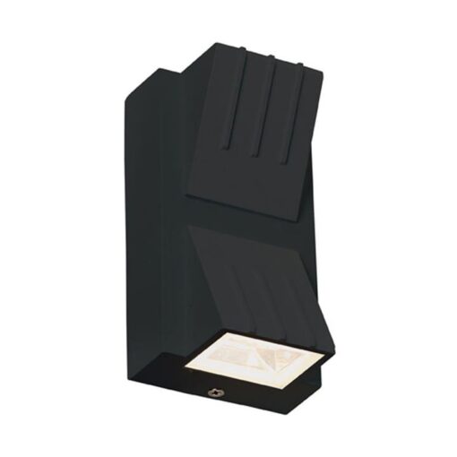 Rick IP54 Exterior Up / Down LED Wall Light, Black
