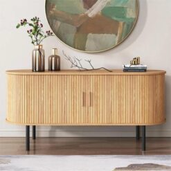 Ripple Sideboard with Sliding Doors - Earthy Elegance Redefined