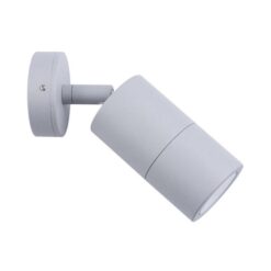 Roslin IP65 Exterior Single Adjustable Wall Light, MR16, Grey