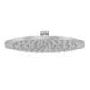 Round Brass Rain Shower Head - 200mm - PVD Brushed Nickel