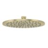 Round Brass Rain Shower Head - 200mm - PVD Tiger Bronze