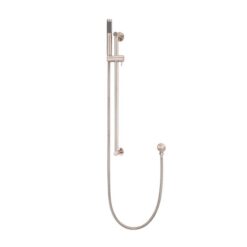 Round Shower Rail Column - Single Function Hand Shower - Champagne