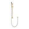 Round Shower Rail Column - Single Function Hand Shower - PVD Tiger Bronze