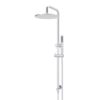 Round Shower Rail Set - 300mm Rain Shower Head - Single Function Hand Shower - Chrome