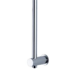 Round Shower Rail with Inlet