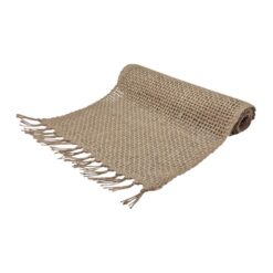 Rowan Jute Table Runner, 180x37cm, Beige
