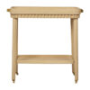 Royce Fluted Oak Timber Bar Cart, Natural