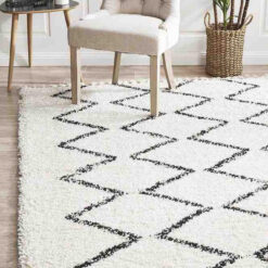 Saffron 11 White by Rug Culture - 170X120CM - RECTANGLE